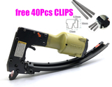 M66B Pneumatic Clinch Clip Tool with 2 Strips of Clips Hartco Clipper Vertex Fastening Air Power Cli
